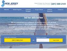 Tablet Screenshot of newjerseyinterventions.com